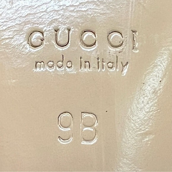 Gucci Black Open Toe Bambo Heels Size 9 - Picture 9 of 12